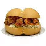 Pan con chicken katsu