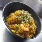Arroz Frito Con Camarones