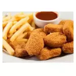 batata frita com nuggets
