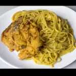 Espagueti  la hauancaina + broaster