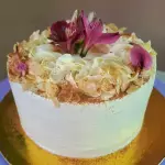 Torta keto frutos rojos