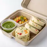 Vegetable & Paneer gram flour Dhokla