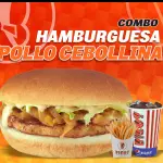 Hamburguesa Pollo Cebollina🤤