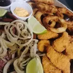 Nuggets,Anéis de cebola e calabresa
