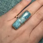 Anillo Rectangular en plata 925