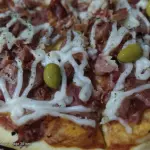 Pizza Calabresa Com Catupiry M