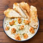 Fetucinne con Camarones