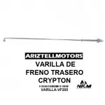 VARILLA DE FRENO TRASERO CRYPTON 110