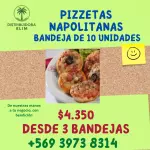 PIZZETAS NAPOLITANA BANDEJA 10 UNI.