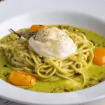Linguini al Pesto & Burrata