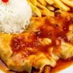 PRATO FEITO DE TILAPIA A PARMEGIANA