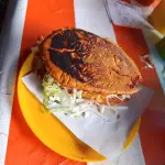 P Papa con longaniza y queso