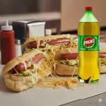 Combo 3 Cachorro Quente + Fruki 1,5l
