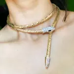 Cadena con diseño de serpiente