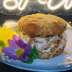 Sushiburguer de camarão
