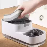 DISPENSADOR DE JABÓN + BRILLO