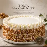 Torta Artesanal Manjar Nuez