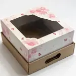 Caja desayuno Floreada