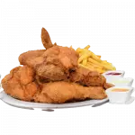 4 PRESAS + PAPAS FRITAS