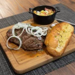 Picanha com pão de alho