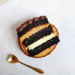 Fatia de Bolo Doce Coco