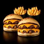 2 Cheesearda Doble + Papas