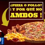 1 Pizza + 1 Acompañamiento +1 Refresco Grande