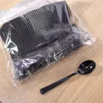 Cucharas Postre Premium Negra