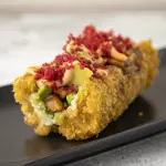 Sushi hot dog vegano