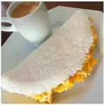 Tapioca com ovos