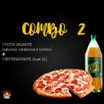 COMBO PIZZA GIGANTE + KUAT 2 L