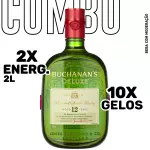 Combo Whisky Buchanan's DeLuxe