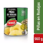 Piña wasil rodajas 560 g