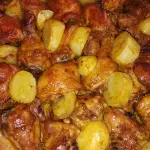 FRANGO ASSADO COM BATATA