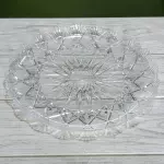 Plato de cristal plástico