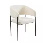 Sillón Neruda pana Off Withe
