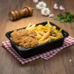 Marmitex de Bife a milanesa