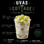 Uvas con queso cottage (240ml)