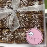 Cuadritos de coco con nutella