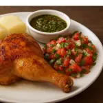 *Opcion Fo 1/4 de pollo asado