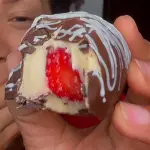 Bombom de morango