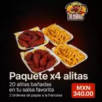 Paquete X4 alitas
