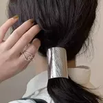 Metal Hair silver 012