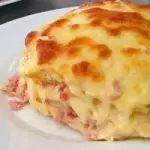 Lasanha tradicional queijo presunto