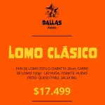 Lomo Clásico c/ papas fritas
