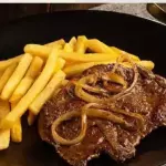 BIFE ACEBOLADO C/ FRITAS