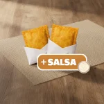 2 PASTELES GRANDES + SALSA