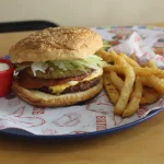 🍔🍍🍟Res-Hawaiana (Con papas)
