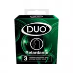 Condones Duo Retardante X 3 U