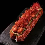 Pancho langostino con batata fritas